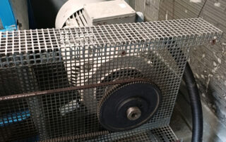 OPTIME-Sensor am Ventilatormotor